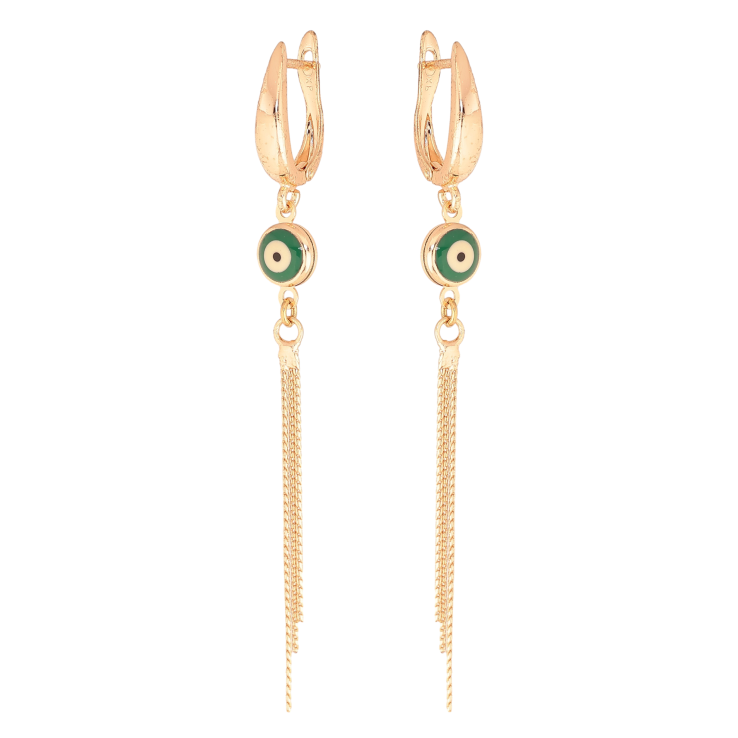 Серьги Xuping M&L цвет 18K английский замок "Подвески с оберегом "Глаз Фатимы" фото №23