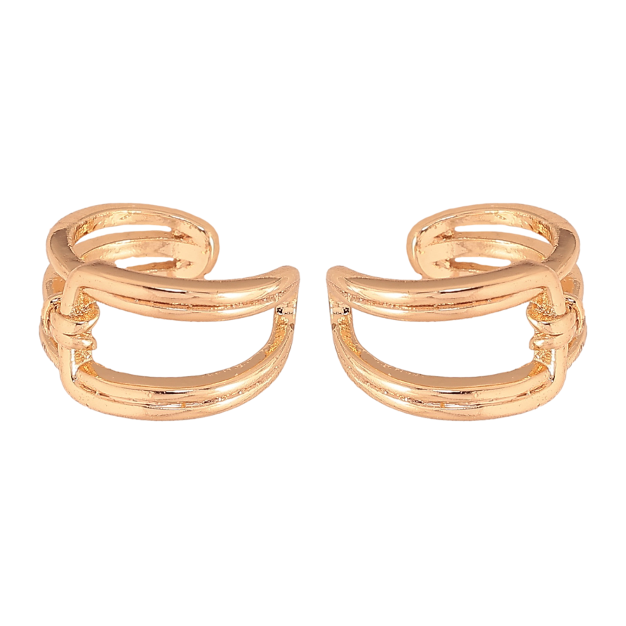 Сережки Xuping M&L колір 18К кафи "Декоративний візерунок" фото №1