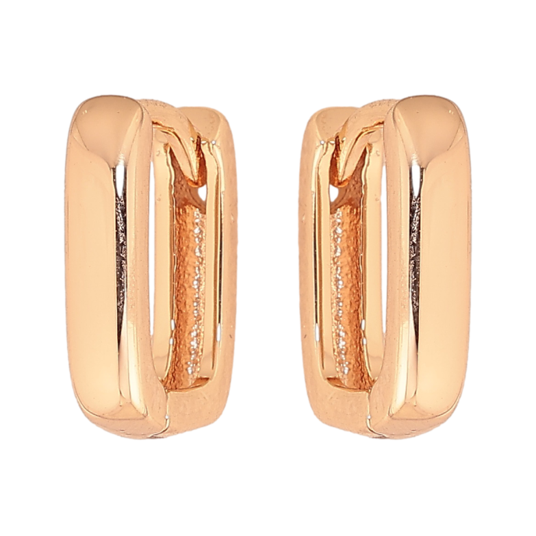 Серьги Xuping M&L цвет 18K колечки "Овальные" фото №1