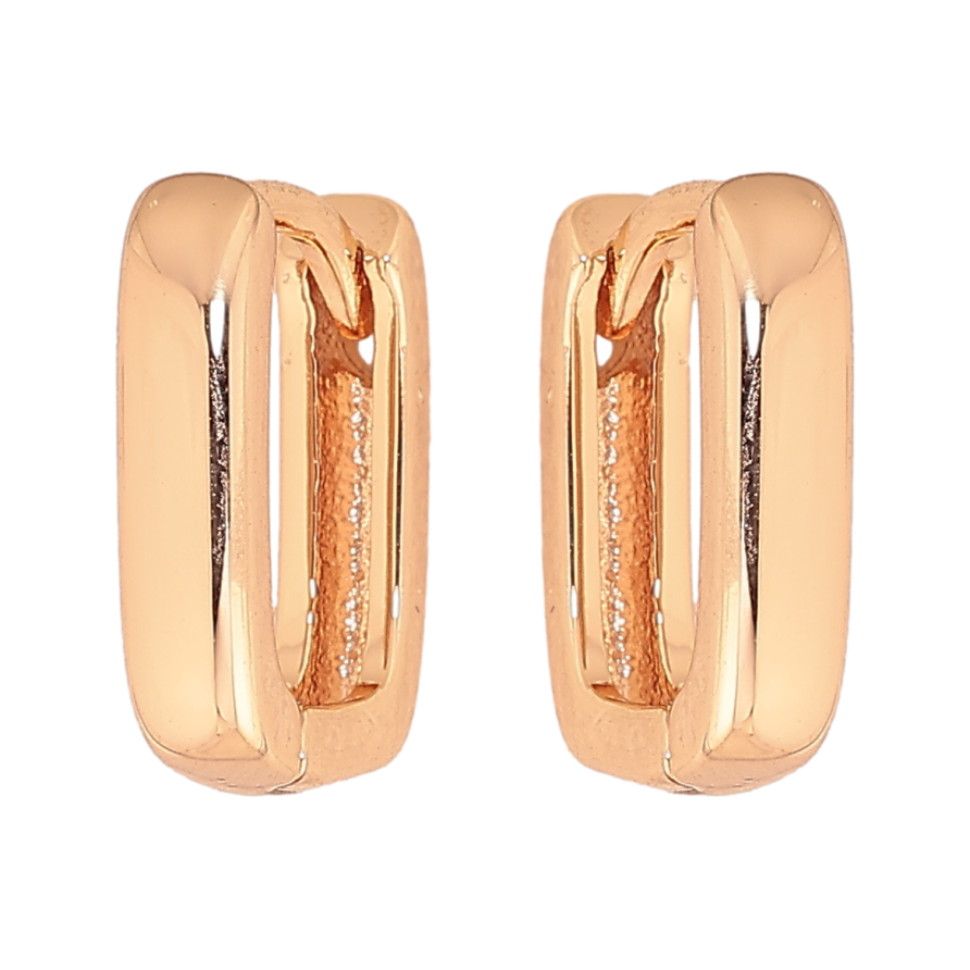 Серьги Xuping M&L цвет 18K колечки "Овальные" фото №1