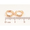 Сережки Xuping M&L колір 18K колечка "Класика, шир. 2мм" ø 10мм фото №2 Сережки Xuping M&L колір 18K колечка "Класика, шир. 2мм" ø 10мм фото №2