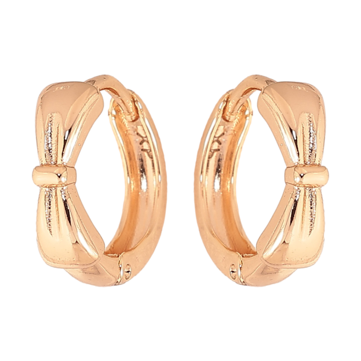 Серьги Xuping M&L цвет 18K колечки "Банты" фото №21