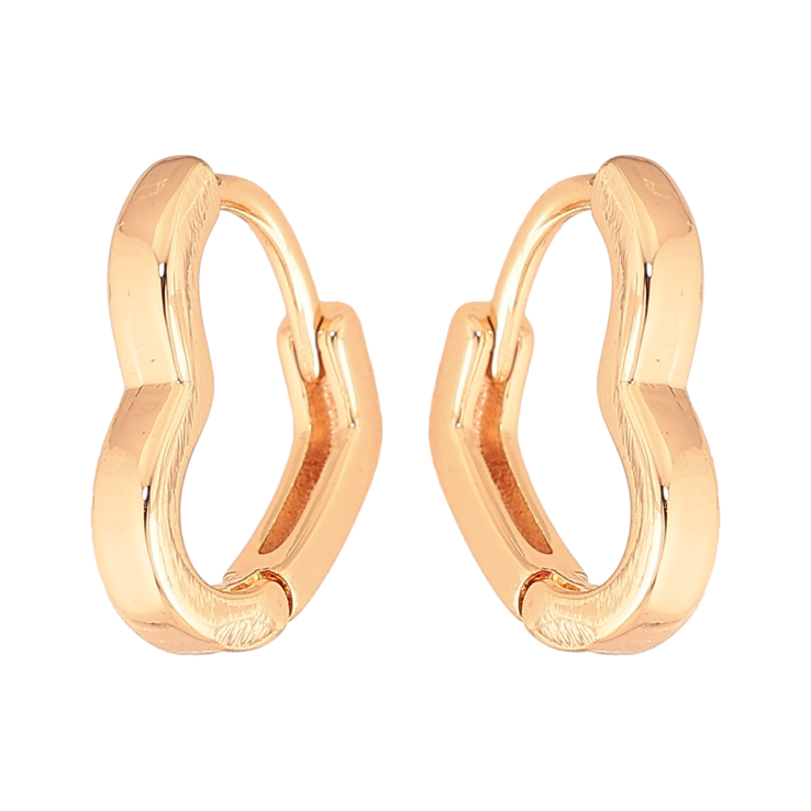 Серьги Xuping M&L цвет 18K колечки "Сердечки" фото №13