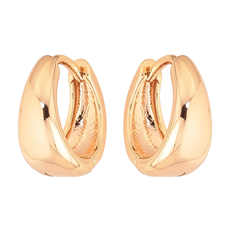 Сережки Xuping M&L колір 18K колечка "Класика" ø 14мм фото №8