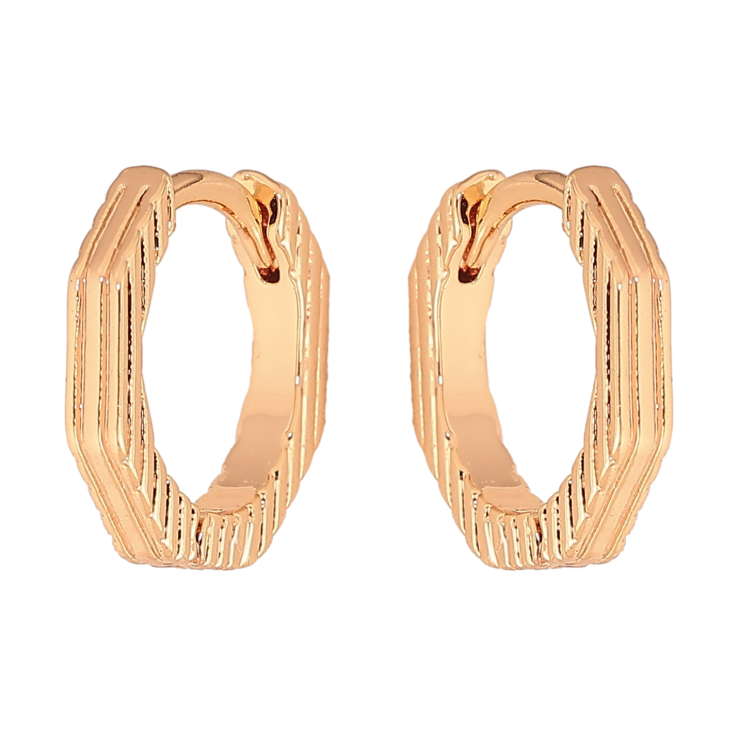 Сережки Xuping M&L колір 18K колечка "Декоративний візерунок" фото №23 Сережки Xuping M&L колір 18K колечка "Декоративний візерунок" фото №23