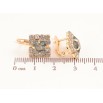 Серьги Xuping M&L цвет 18K английский замок "Инкрустация кристаллами" фото №2