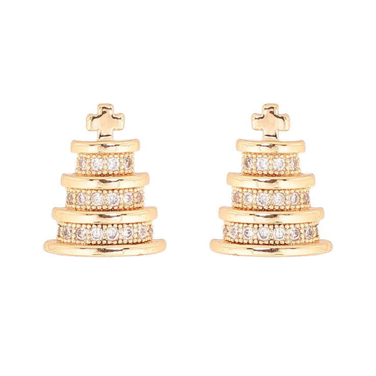 Серьги Xuping M&L цвет 18K пусеты "Декоративный узор с кристаллами" фото №6