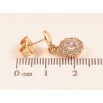 Серьги Xuping M&L цвет 18K пусеты "Подвески с инкрустацией кристаллами" фото №2
