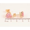Серьги Xuping M&L цвет 18K пусеты "Розовые кристальные сердечки" 10х10мм фото №2 Серьги Xuping M&L цвет 18K пусеты "Розовые кристальные сердечки" 10х10мм фото №2