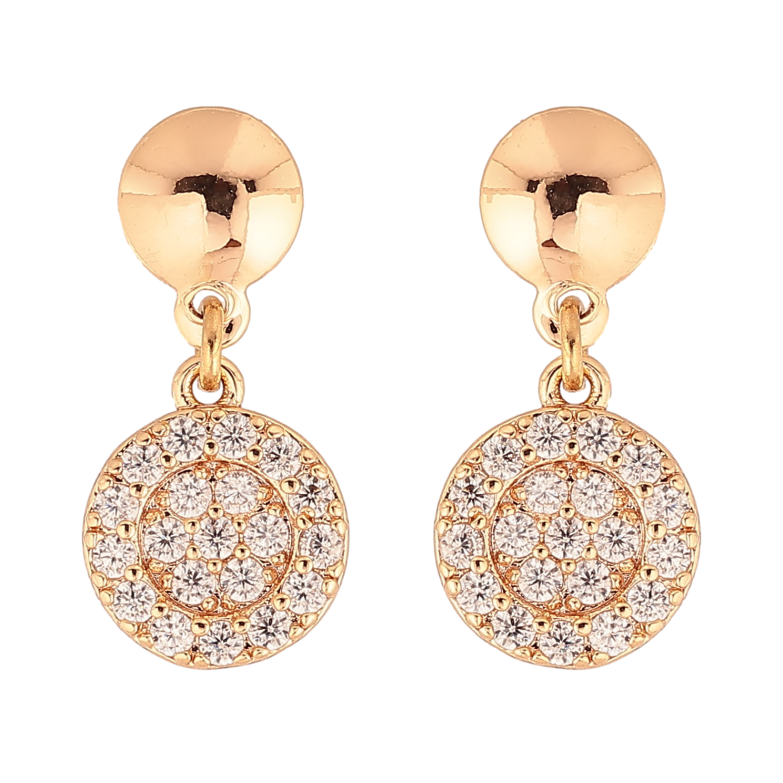 Сережки Xuping M&L колір 18K пусети "Підвіски з інкрустацією кристалами" фото №1