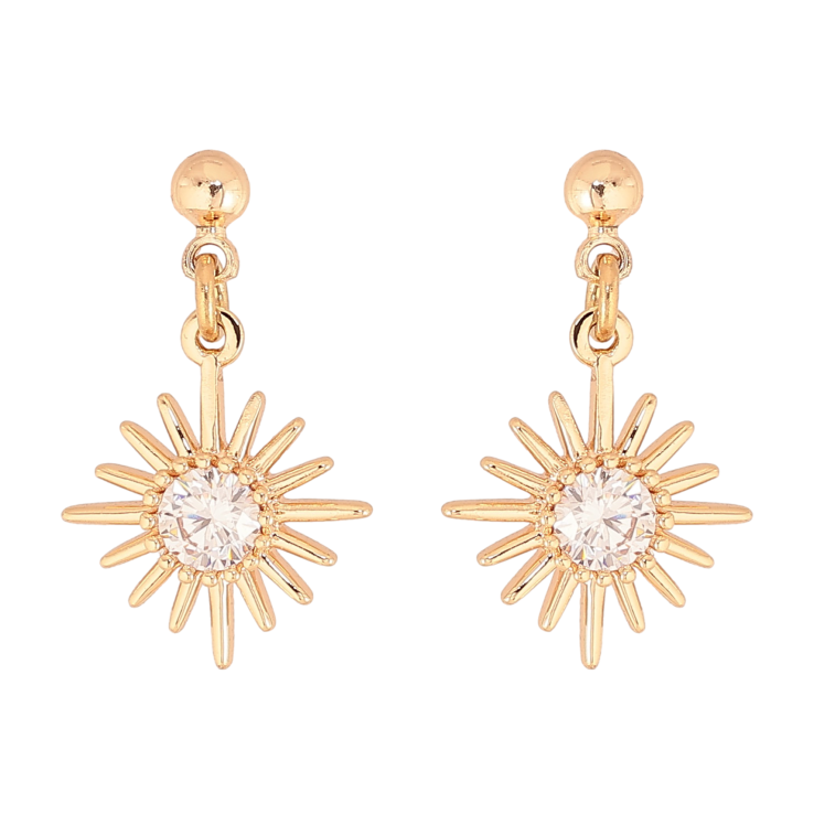 Серьги Xuping M&L цвет 18K пусеты "Подвески с кристаллами" фото №21