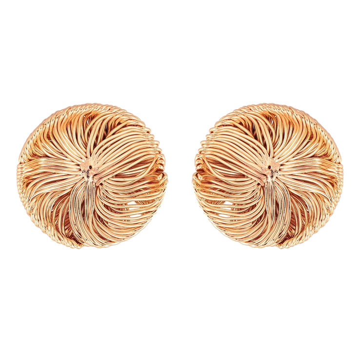 Сережки Xuping M&L колір 18К пусети "Декоративні" фото №3 Сережки Xuping M&L колір 18К пусети "Декоративні" фото №3