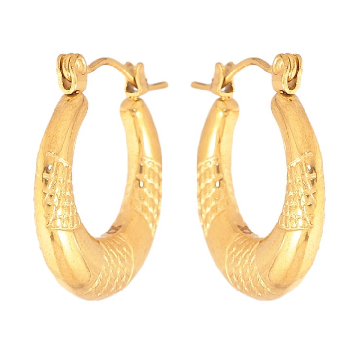 Сережки Xuping TTM Stainless Steel колір 14К кільця (конго) "Декоративні кільця" ø 2см фото №15 Сережки Xuping TTM Stainless Steel колір 14К кільця (конго) "Декоративні кільця" ø 2см фото №15