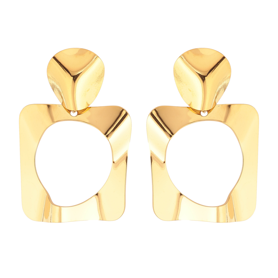 Сережки Xuping TTM Stainless Steel колір 14К пусети "Декоративные подвески" фото №1