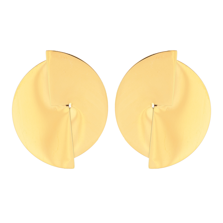 Серьги Xuping TTM Stainless Steel цвет 14К пусеты "Декоративные" фото №1