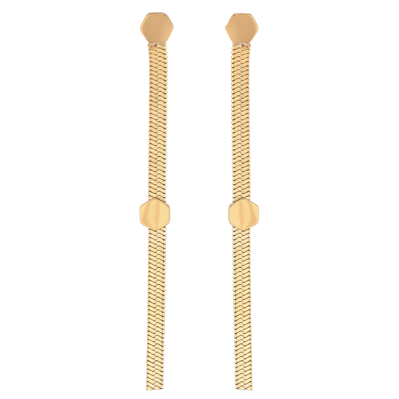 Сережки Xuping TTM Stainless Steel колір 14К пусети "Декоративні підвіски" фото №17