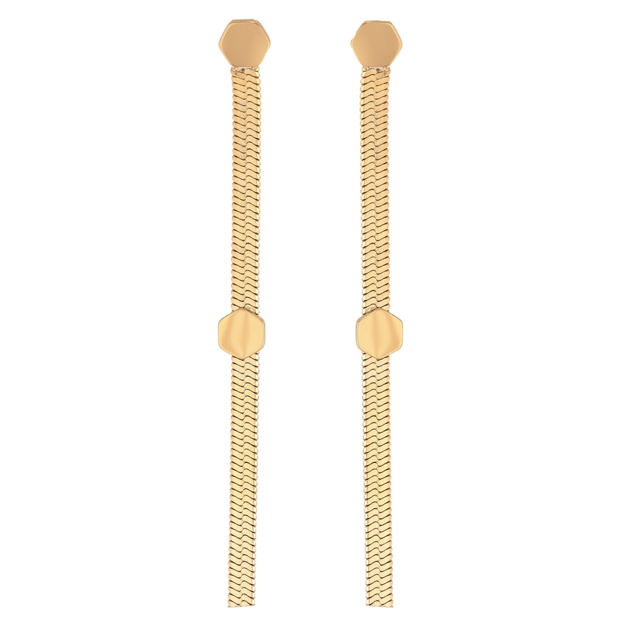 Сережки Xuping TTM Stainless Steel колір 14К пусети "Декоративні підвіски" фото №1