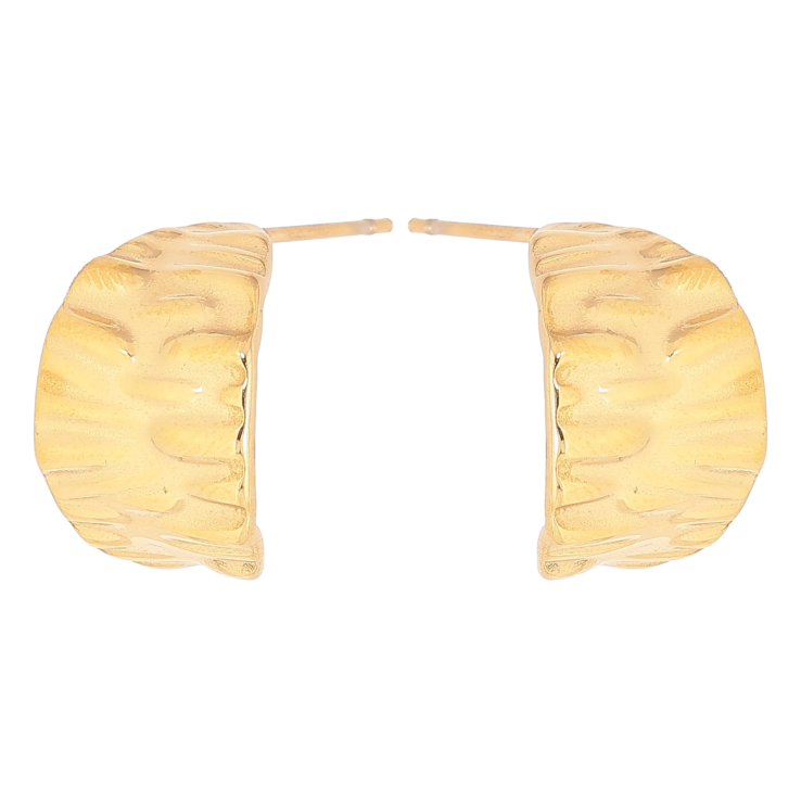 Сережки Xuping TTM Stainless Steel колір 14К пусети "Декоративні дуги" фото №20 Сережки Xuping TTM Stainless Steel колір 14К пусети "Декоративні дуги" фото №20