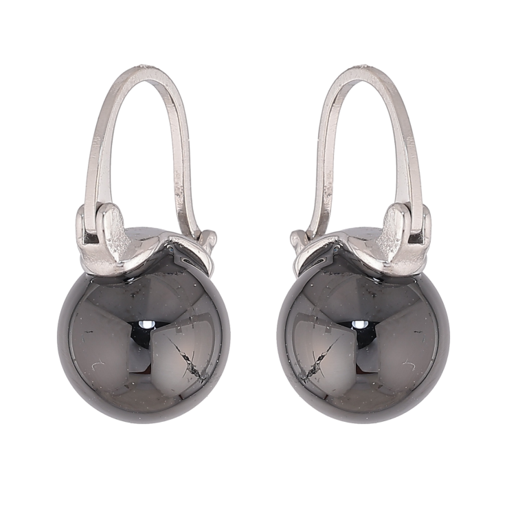 Сережки Xuping TTM Stainless Steel колір Родій замок-шпилька "Чорні керамічні кульки" ø 10мм фото №23 Сережки Xuping TTM Stainless Steel колір Родій замок-шпилька "Чорні керамічні кульки" ø 10мм фото №23