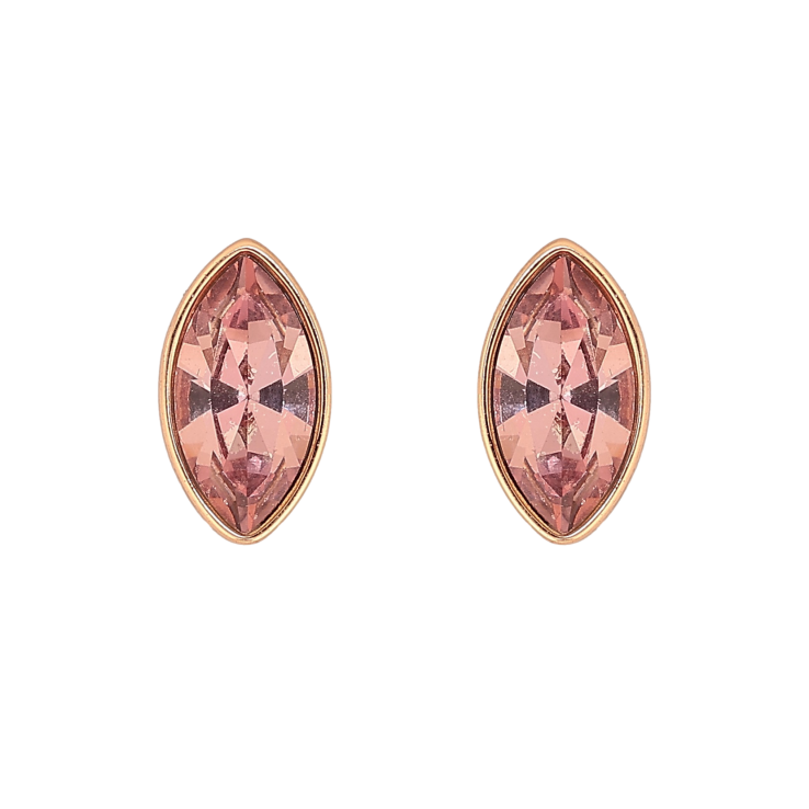 Сережки Xuping колір 18K з кристалами Swarovski пусети "Кристал Antique Pink в ограновуванні Маркіз" фото №23