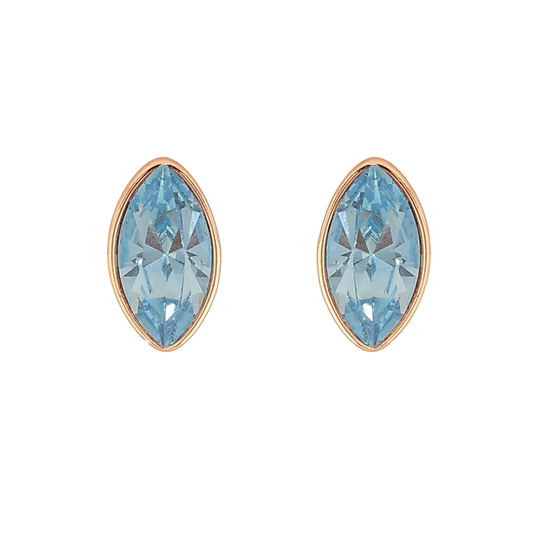 Серьги Xuping цвет 18K с кристаллами Swarovski пусеты "Кристалл Aquamarine в огранке Маркиз" фото №1 Серьги Xuping цвет 18K с кристаллами Swarovski пусеты "Кристалл Aquamarine в огранке Маркиз" фото №1