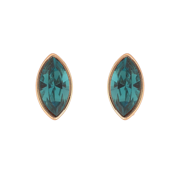 Сережки Xuping колір 18K з кристалами Swarovski пусети "Кристал Blue Zircon в ограновуванні Маркіз" фото №20