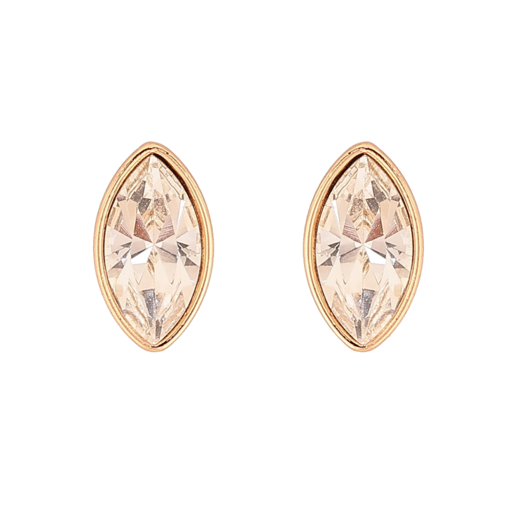 Сережки Xuping колір 18K з кристалами Swarovski пусети "Кристал Clear в ограновуванні Маркіз" фото №17