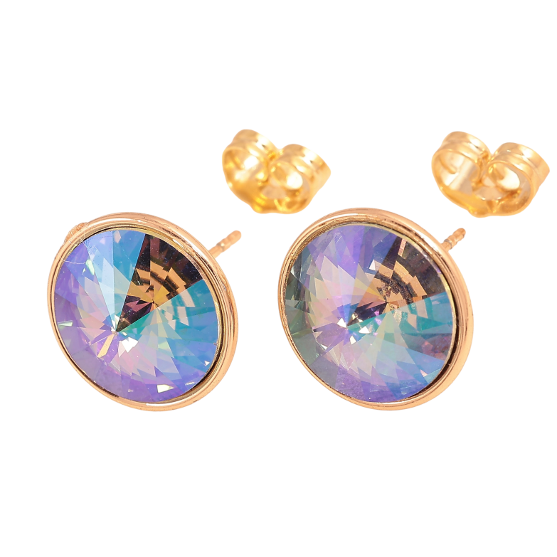 Серьги Xuping цвет 18K с кристаллами Swarovski пусеты "Кристалл Paradise Shine" ø 12мм фото №1 Серьги Xuping цвет 18K с кристаллами Swarovski пусеты "Кристалл Paradise Shine" ø 12мм фото №1