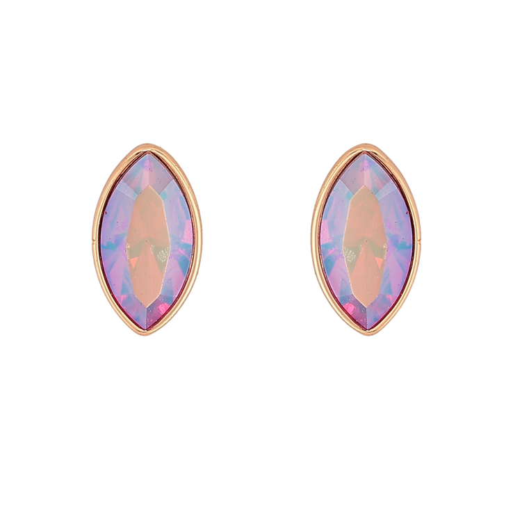 Сережки Xuping колір 18K з кристалами Swarovski пусети "Кристал Rose AB в ограновуванні Маркіз" фото №24