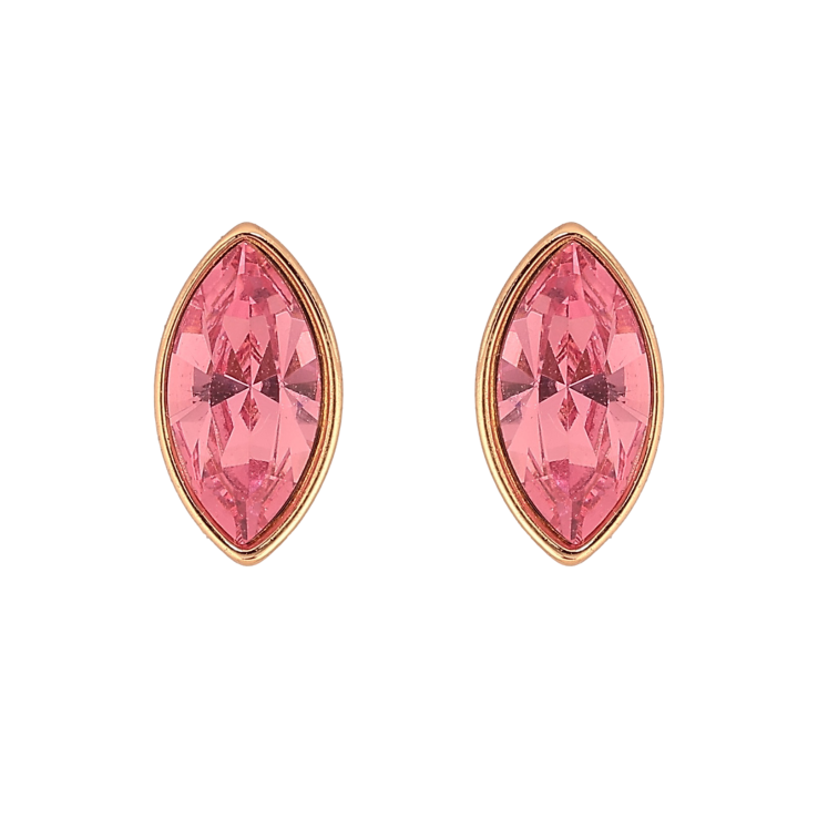 Сережки Xuping колір 18K з кристалами Swarovski пусети "Кристал Rose в ограновуванні Маркіз" фото №14