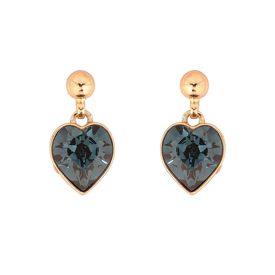 Сережки Xuping колір 18K з кристалами Swarovski пусети "Підвіски з кристалами Montana" фото №1