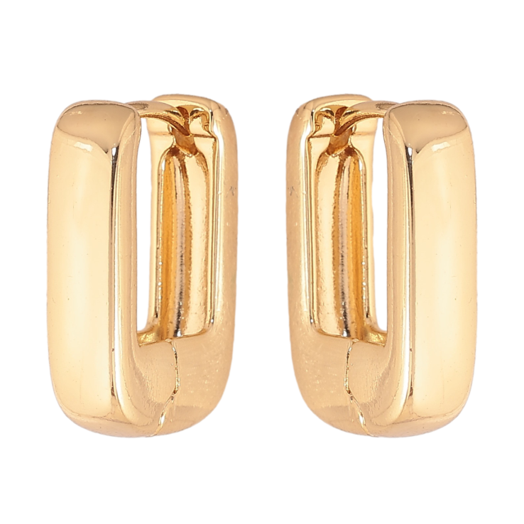 Сережки Xuping колір Позолота 14K колечка "Класичні" фото №13