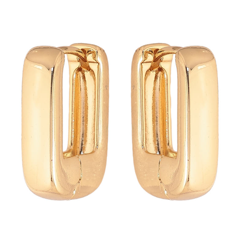 Сережки Xuping колір Позолота 14K колечка "Класичні" фото №1