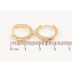 Сережки Xuping колір Позолота 14K колечка "Декоративні" фото №2
