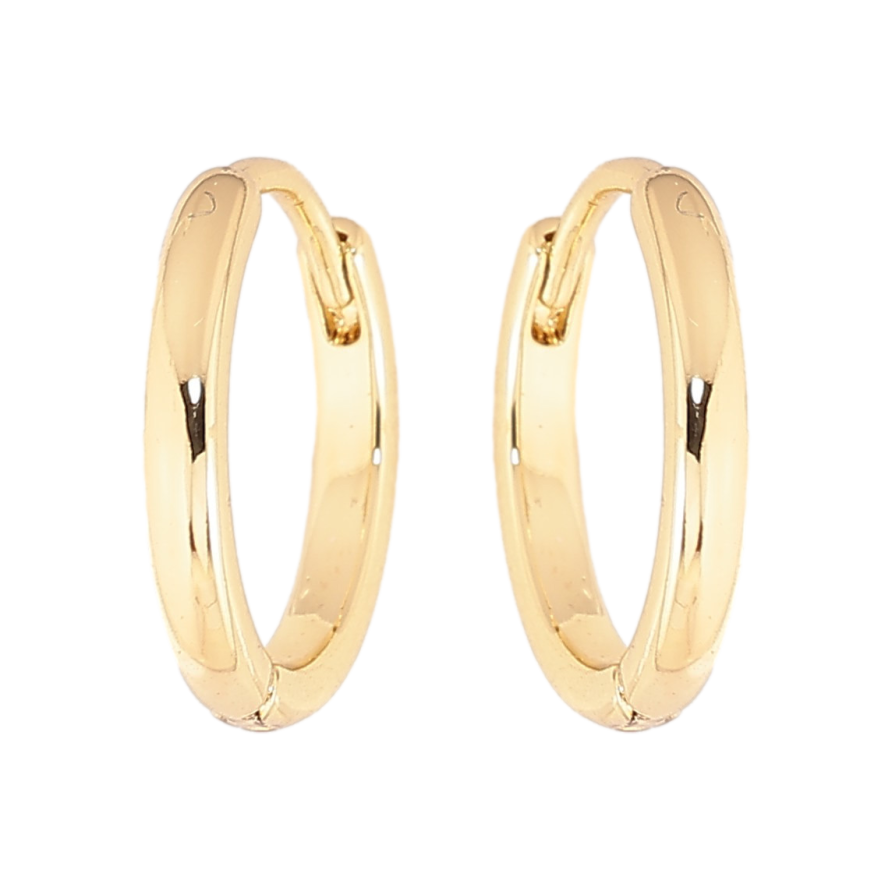 Сережки Xuping колір Позолота 14K колечка "Класика, шир. 2мм" ø 16мм фото №1 Сережки Xuping колір Позолота 14K колечка "Класика, шир. 2мм" ø 16мм фото №1