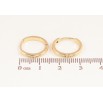 Сережки Xuping колір Позолота 14K колечка "Класика, шир. 2мм" ø 16мм фото №2 Сережки Xuping колір Позолота 14K колечка "Класика, шир. 2мм" ø 16мм фото №2