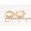 Сережки Xuping колір Позолота 14K колечка "Банти" фото №2