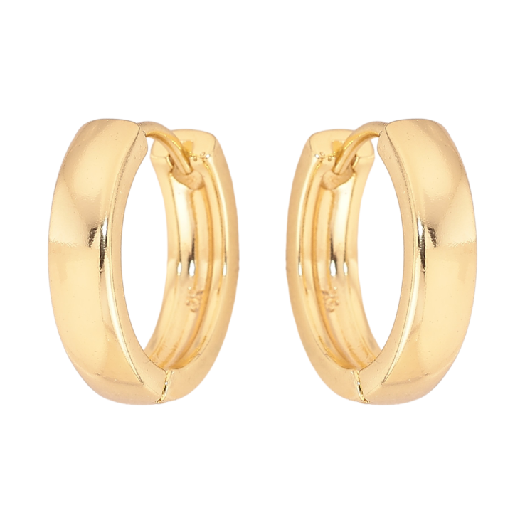 Сережки Xuping колір Позолота 14K колечка "Класика, шир. 4мм" ø 17мм фото №8