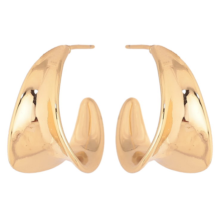 Сережки Xuping колір Позолота 14K пусети "Декоративні дуги" фото №24 Сережки Xuping колір Позолота 14K пусети "Декоративні дуги" фото №24