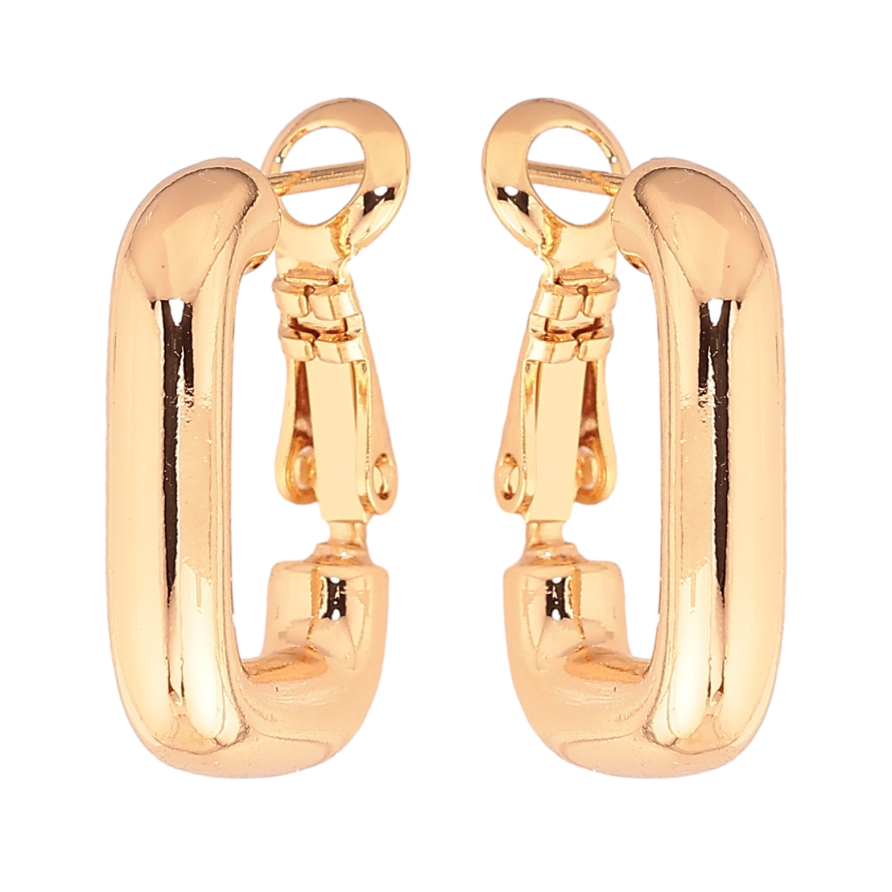 Сережки Xuping колір позолота 18K італійський замок декоративні 2х1.5см фото №1 Сережки Xuping колір позолота 18K італійський замок декоративні 2х1.5см фото №1