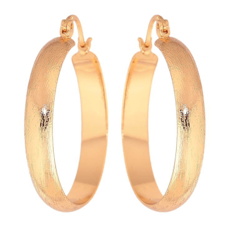 Сережки Xuping колір позолота 18K кільця (конго) Класика ø 3см фото №18