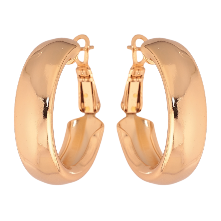 Сережки Xuping колір Позолота 18K кільця (конго) "Широкі кільця" ø 2.5см фото №20 Сережки Xuping колір Позолота 18K кільця (конго) "Широкі кільця" ø 2.5см фото №20