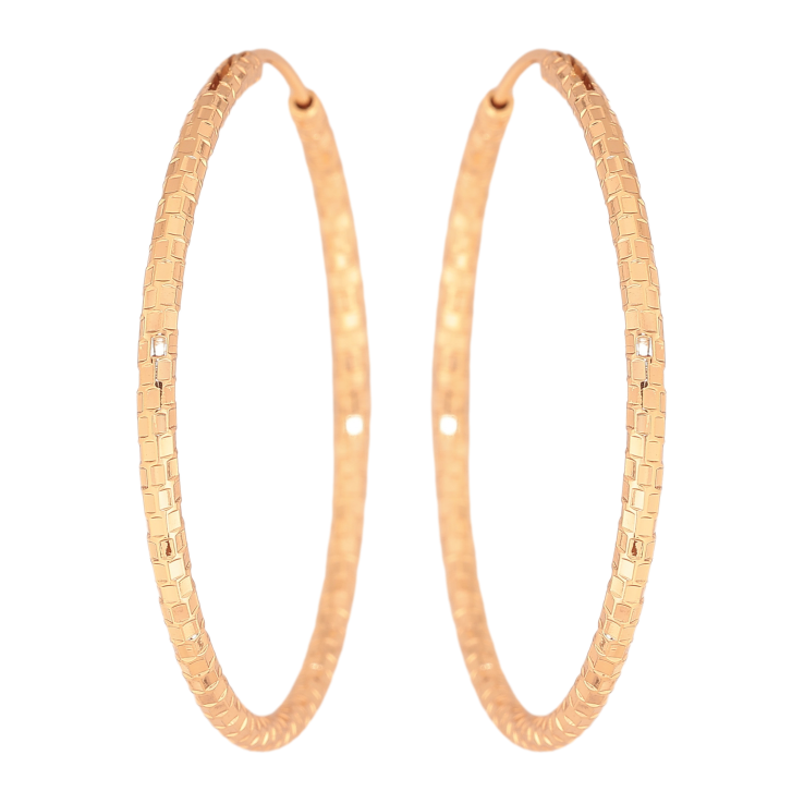 Серьги Xuping цвет Позолота 18K кольца (конго) "Декоративный узор" ø 4см фото №4 Серьги Xuping цвет Позолота 18K кольца (конго) "Декоративный узор" ø 4см фото №4