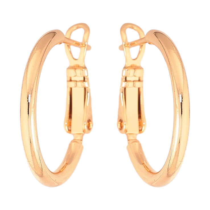 Серьги Xuping цвет Позолота 18K кольца (конго) "Классика" ø 2см фото №17 Серьги Xuping цвет Позолота 18K кольца (конго) "Классика" ø 2см фото №17