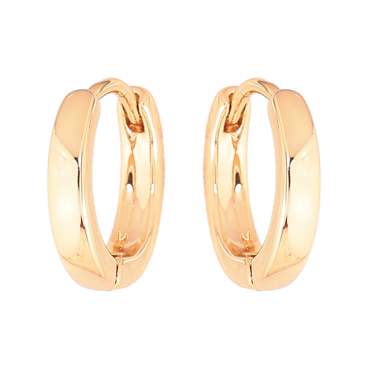 Сережки Xuping колір Позолота 18К колечка "Класика, шир. 3мм" ø 16мм фото №5