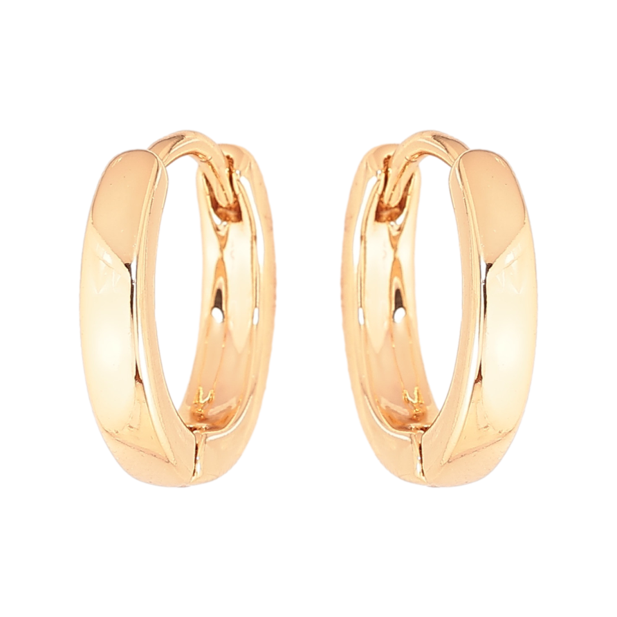 Сережки Xuping колір Позолота 18К колечка "Класика, шир. 3мм" ø 16мм фото №1