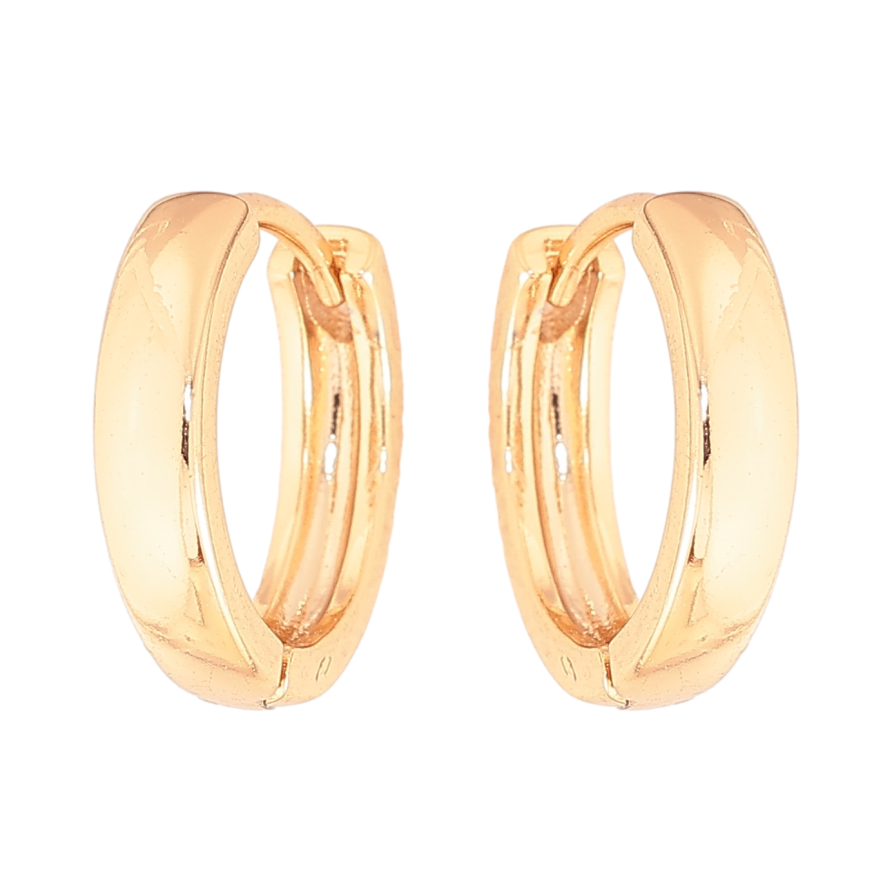 Сережки Xuping колір Позолота 18К колечка "Класика, шир. 3мм" ø 15мм фото №1 Сережки Xuping колір Позолота 18К колечка "Класика, шир. 3мм" ø 15мм фото №1