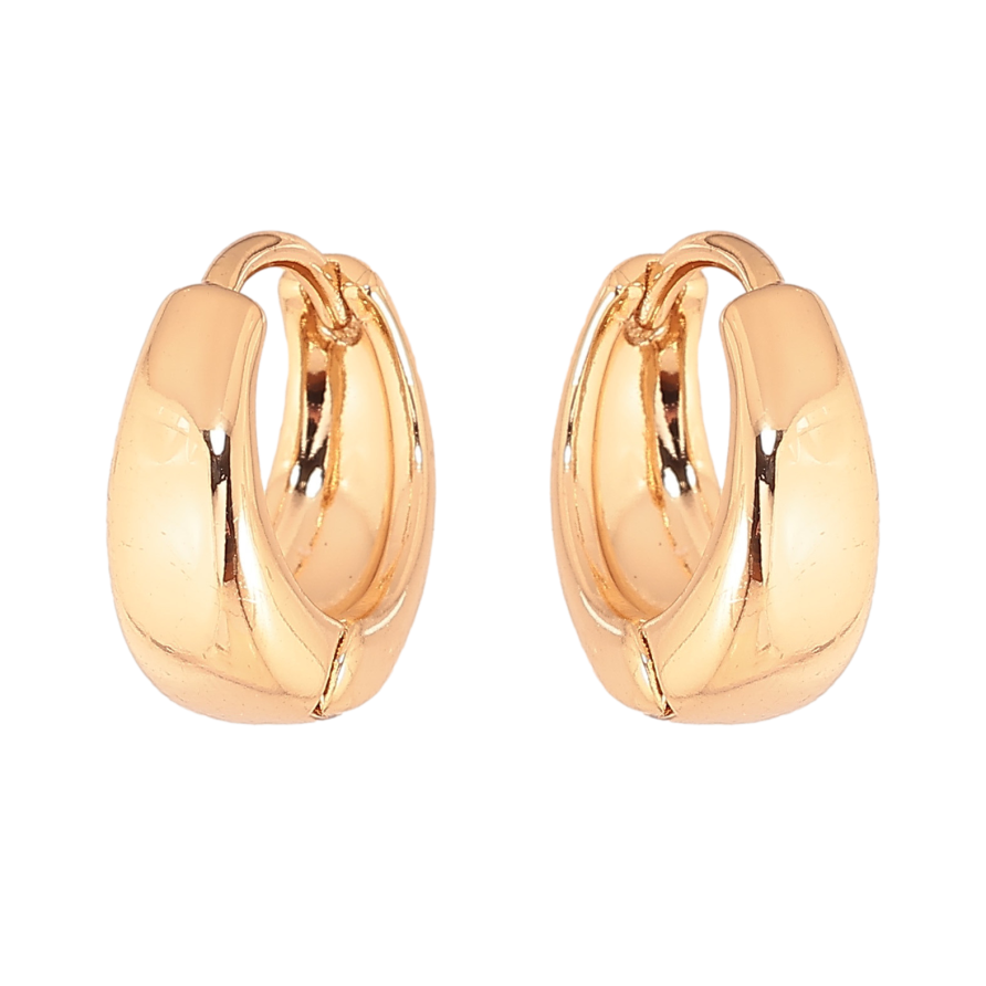 Сережки Xuping колір Позолота 18К колечка "Класика" ø 14мм фото №1 Сережки Xuping колір Позолота 18К колечка "Класика" ø 14мм фото №1