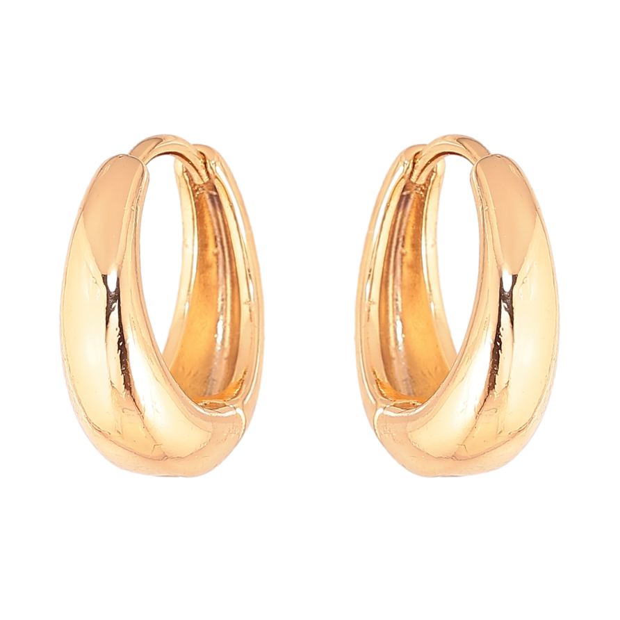 Сережки Xuping колір Позолота 18К колечка "Класика" ø 18мм фото №1 Сережки Xuping колір Позолота 18К колечка "Класика" ø 18мм фото №1