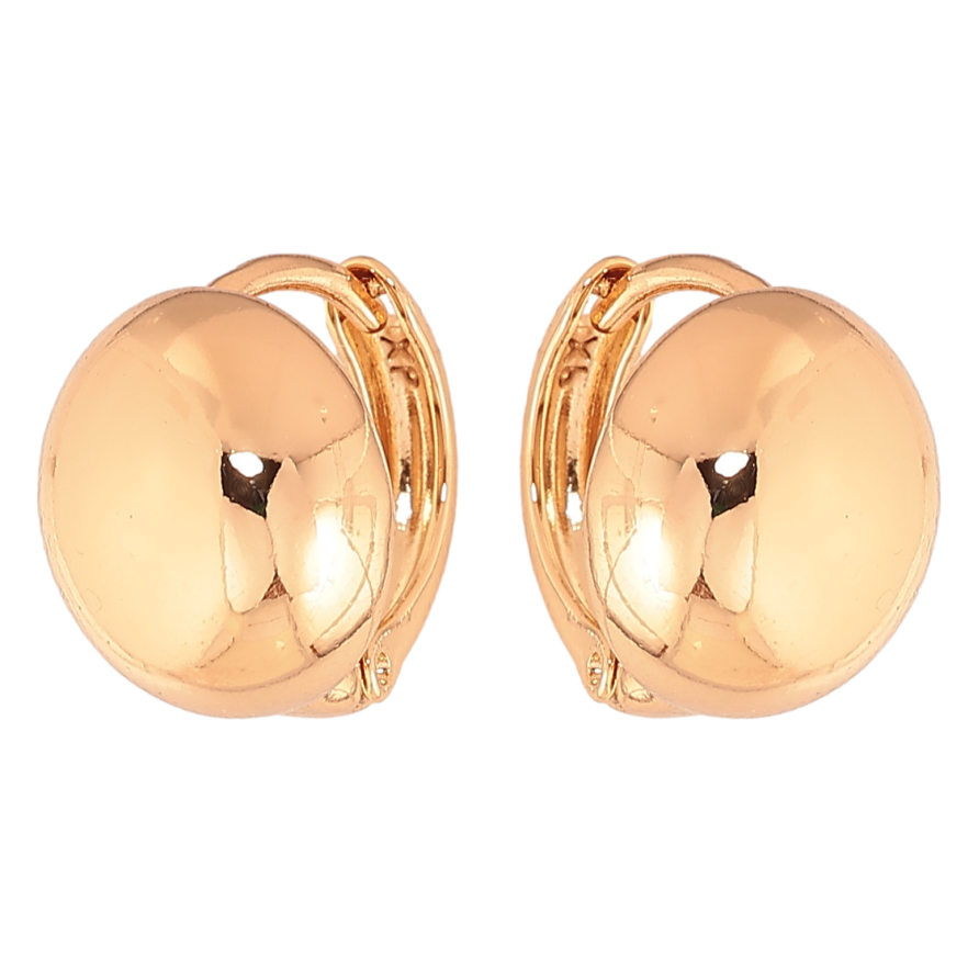 Серьги Xuping цвет Позолота 18К колечки "Декоративные" фото №1